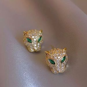 ❤️micro paved panther, designer inspired small earrings❤️